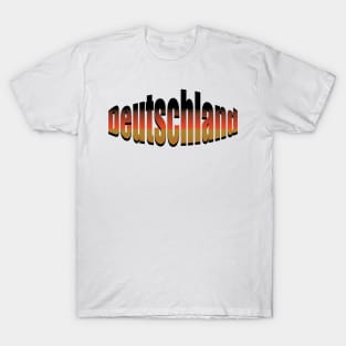 Deutschland- Germany Print T-Shirt